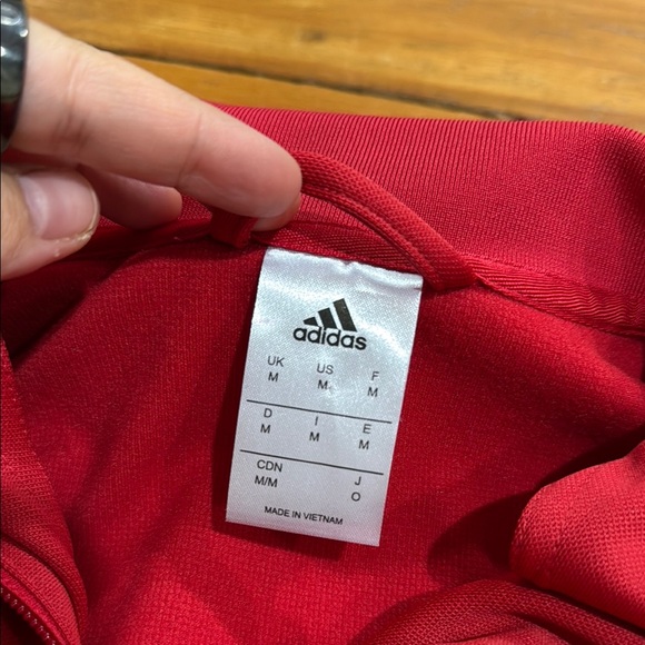 adidas Manchester United Red Anthem Jacket size medium - Picture 2 of 7